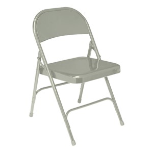 50 Series Steel Folding Chair - Gray