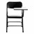 5200 Series Steel Folding Tablet Arm Chair - Black frame w/ gray nebula tablet