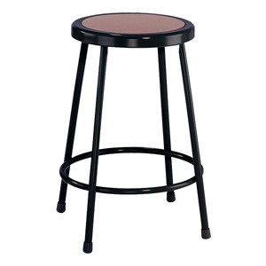 6200-10 Black Stool - Fixed Height (24" H)