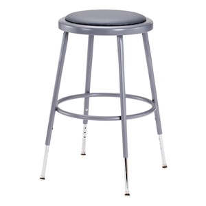 6400 Padded Stool - Adjustable Height