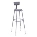6400 Padded Stool w/ Backrest -  Adjustable Height (31" - 39" H)