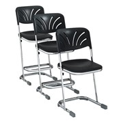 Z Stool w/ Backrest