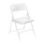 800 Series Plastic Folding Chair - White
