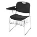 8500 Series Tablet Arm Chair - Shown w/ optional book rack