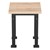 Aero-Lift Table w/ Butcher Block Top (24" W x 24" L)