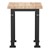Aero-Lift Table w/ Butcher Block Top (24" W x 24" L)