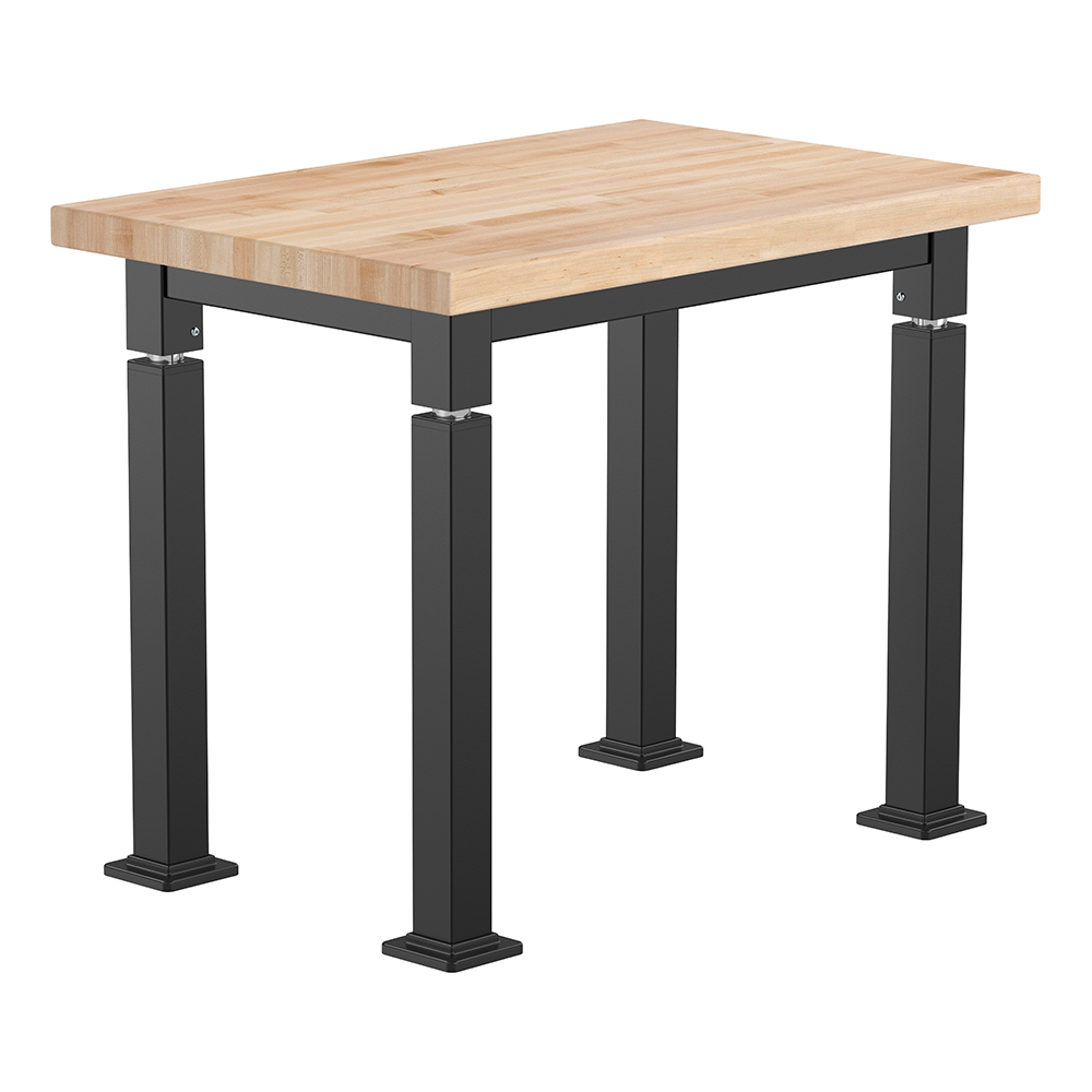 Aero-Lift Table w/ Butcher Block Top