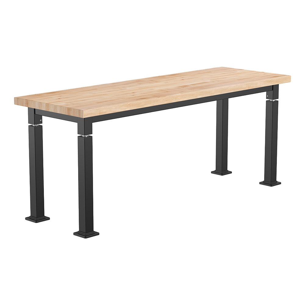 Aero-Lift Table w/ Butcher Block Top