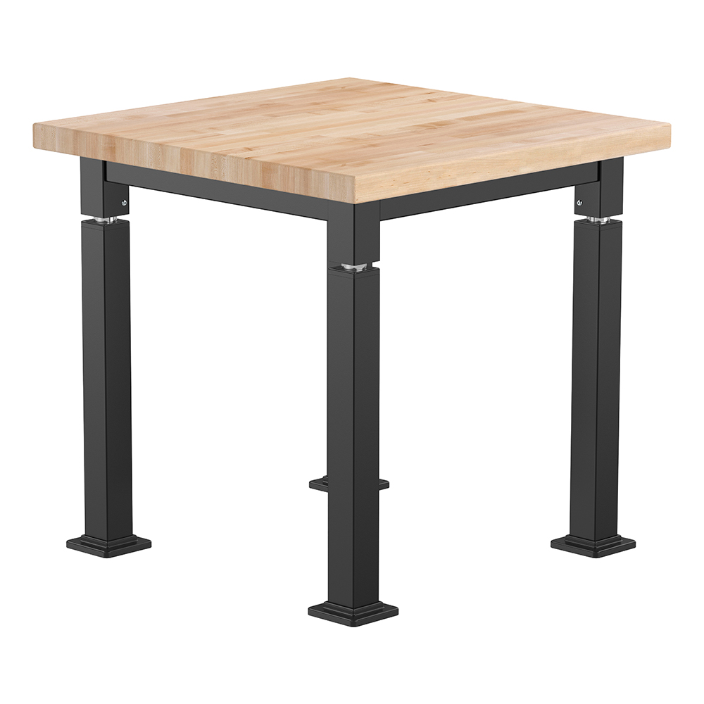 Aero-Lift Table w/ Butcher Block Top