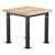 Aero-Lift Table w/ Butcher Block Top