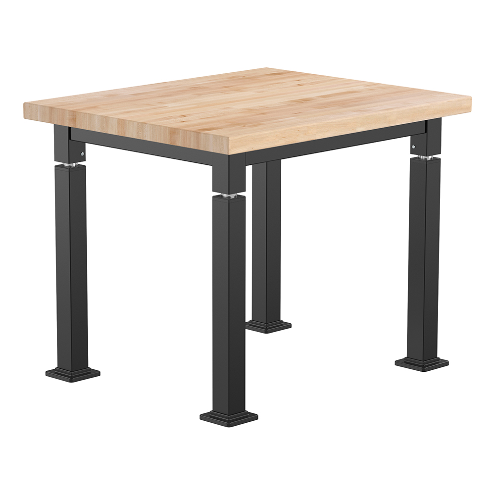 Aero-Lift Table w/ Butcher Block Top