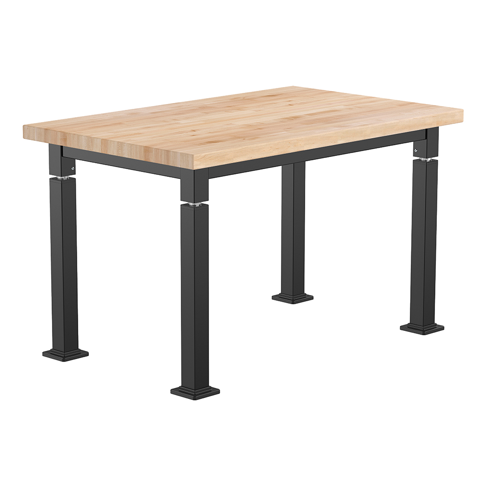 Aero-Lift Table w/ Butcher Block Top
