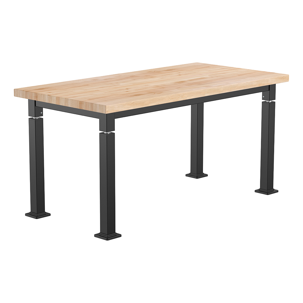 Aero-Lift Table w/ Butcher Block Top