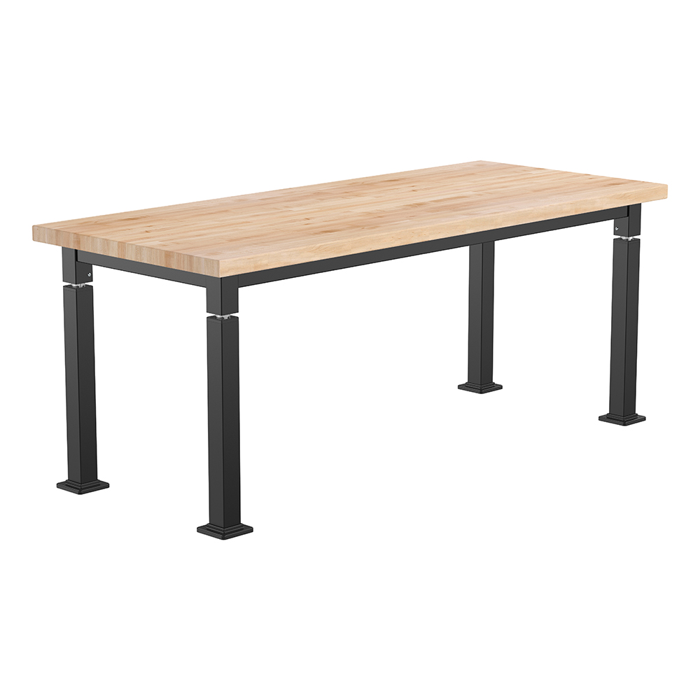 Aero-Lift Table w/ Butcher Block Top