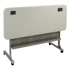 Flip & Store Blow-Mold Table - Shown flipped up