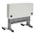 Flip & Store Blow-Mold Table - Multiple units shown flipped up
