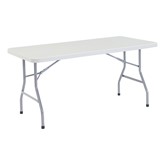 Lightweight Plastic Top Folding Table