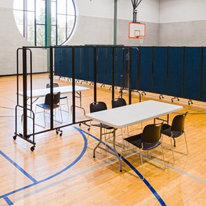 Lightweight Plastic Top Folding Table