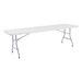 Lightweight Plastic Top Folding Table (30" W x 96" L)