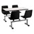 Cluster Swivel Booth w/ Whiteboard Top