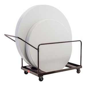 NPS Edge-Stacking Round Folding Table Truck - Tables sold separately