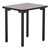 Heavy-Duty Designer Table w/ High-Pressure Laminate Top - Fixed-Height (24" W x 30" L)
