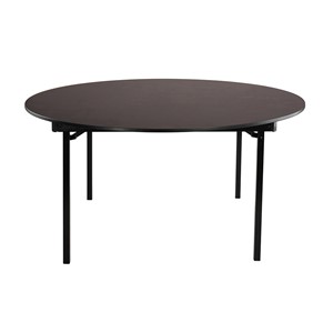 Round Max Seating Folding Table w/ Particleboard Core & T-Mold Edge Band (60" Diameter)