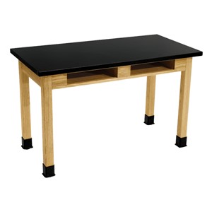 SLT Series Science Lab Table w/ Book Compartments