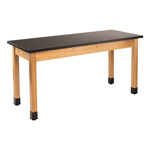 SLT Series Science Lab Table w/ Chemical-Resistant Top (24" W x 72" L x 30" H)
