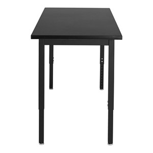 Steel Frame Science Lab Table w/ Phenolic Top - Adjustable Height (24" W x 72" L)