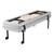 Transport Straight Choral Risers w/ Carpet Deck - Straight (6' L x 24" H) - Shown folded