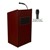 Aristocrat Floor Lectern w/ Wireless Handheld Mic - Mahogany