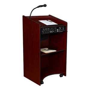 Aristocrat Floor Lectern w/ Wireless Mic