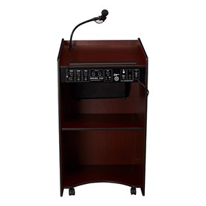 Aristocrat Floor Lectern w/ Wireless Mic