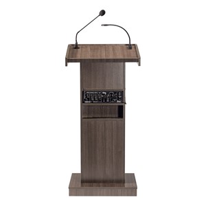 Orator Floor Lectern w/ Wireless Mic