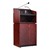 Mahogany Veneer Contemporary Lectern w/ Sound