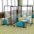 Four Panel Station Acrylic Divider System