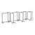 Eight Panel Station Acrylic Divider System