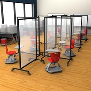 Acrylic Panel Room Divider System