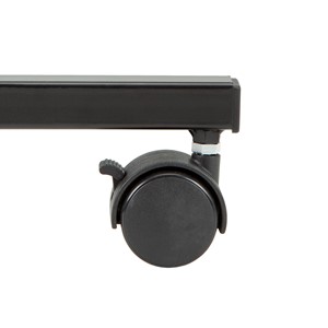 Clear Healthcare Single Panel Room Divider - Casters