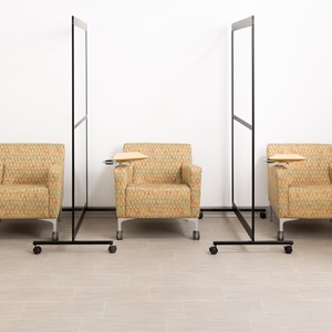 Clear Healthcare Single Panel Room Divider