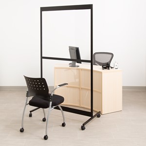 Clear Healthcare Single Panel Room Divider