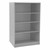 Norwood Heavy-Duty Gray Series Double-Sided Bookcase