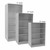 Norwood Heavy-Duty Gray Series Double-Sided Bookcase