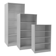 Heavy-Duty Gray Series Double-Sided Bookcase