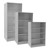 Norwood Heavy-Duty Gray Series Double-Sided Bookcase