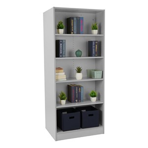 Norwood Heavy-Duty Gray Series Double-Sided Bookcase