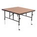 Adjustable-Height Portable Stage w/ Hardboard Deck For Sale