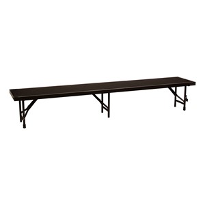 Straight Standing Choral Riser Section w/ Carpet Deck (96" L x 18" D x 16" H)