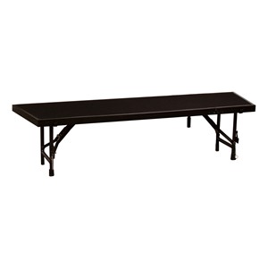 Tapered Standing Choral Riser Section w/ Carpet Deck (66" L x 18" D x 16" H)